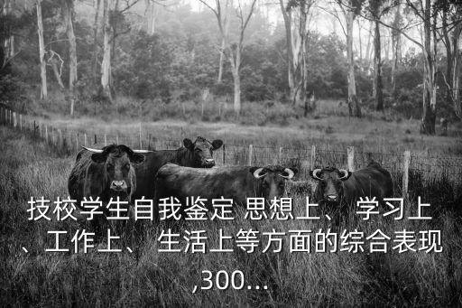 技校學(xué)生自我鑒定 思想上、 學(xué)習(xí)上、工作上、 生活上等方面的綜合表現(xiàn),300...