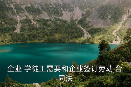學徒合同,公司未簽訂勞動合同合同學徒工人試用期強制性