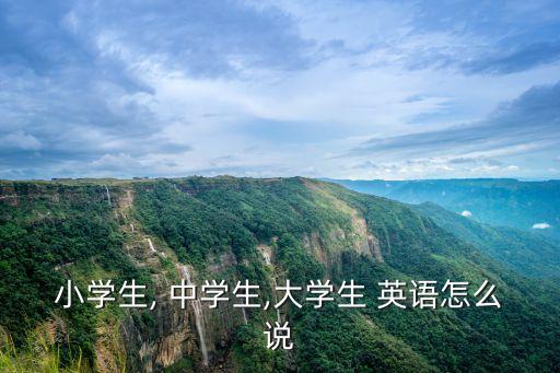 中學生英語怎么說,學生英語四個關鍵詞（一）