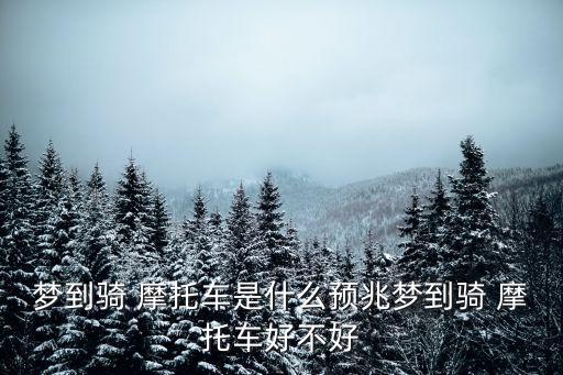 夢見摩托車,做夢夢見riding摩托車代表人事不和諧