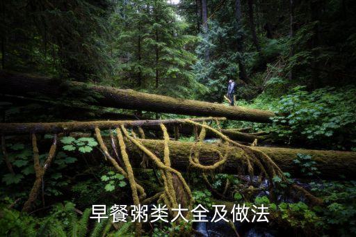  早餐粥類大全及做法