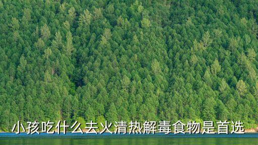 小孩吃什么去火清熱解毒食物是首選