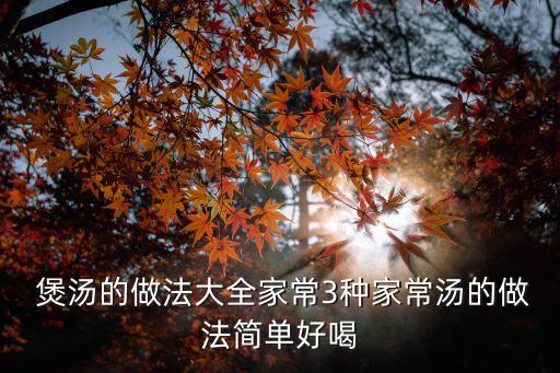 煲湯大全,第二集:辣椒排骨湯