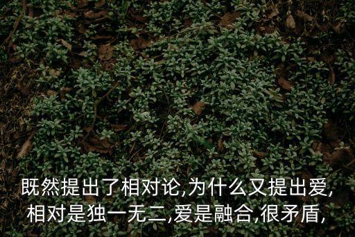 愛的理論,老艾理論相對論起名由愛因斯坦提出
