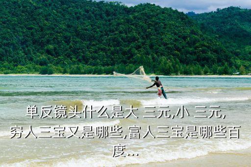 單反鏡頭什么是大 三元,小 三元,窮人三寶又是哪些,富人三寶是哪些百度...