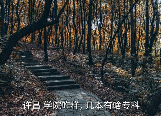 許昌學院是幾本,許昌學院是省屬全日制普通本科院校