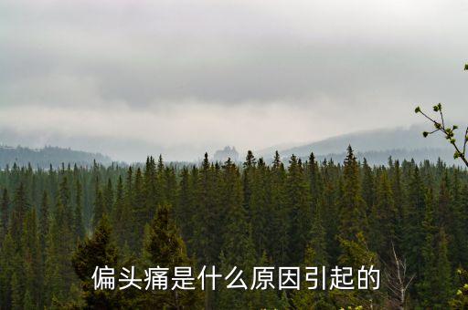 偏頭痛怎么引起的