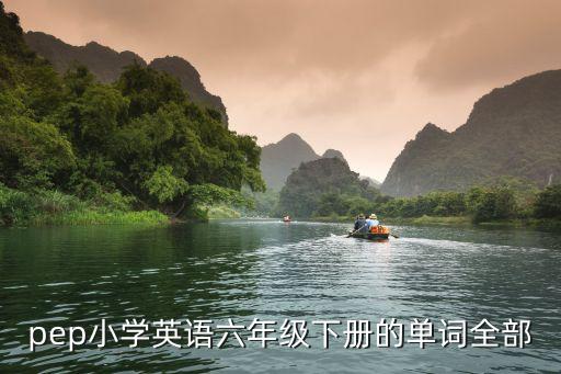 六年級下冊英語單詞，pep小學英語六年級下冊的單詞全部