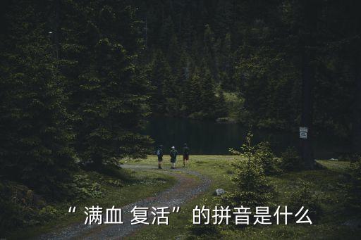 “ 滿血 復(fù)活”的拼音是什么