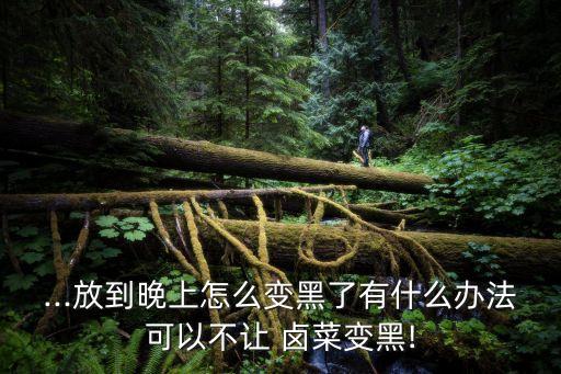 鹵菜防黑最佳方法,失水太多導(dǎo)致鹵水變黑或加入過多醬油