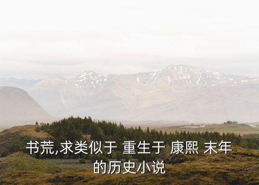 重生在康熙末年,回顧（三）:康熙王朝的崛起