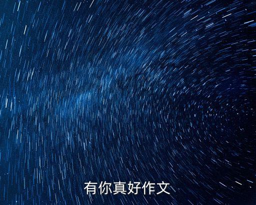 有你真好作文