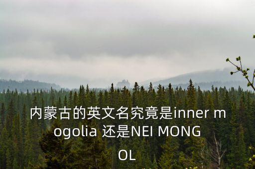 蒙古英文，蒙古人 蒙古人的用英語怎么說