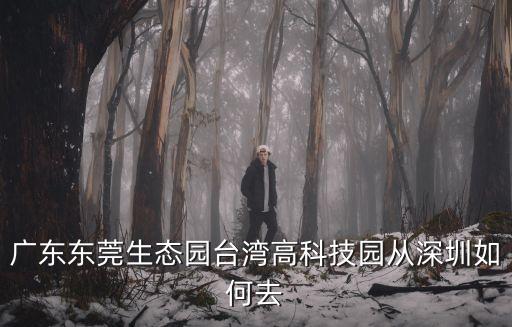 廣東東莞生態園臺灣高科技園從深圳如何去