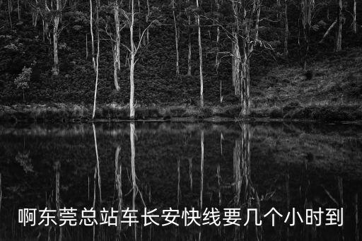 東莞快線15路全乘多久，啊東莞總站車長安快線要幾個小時到