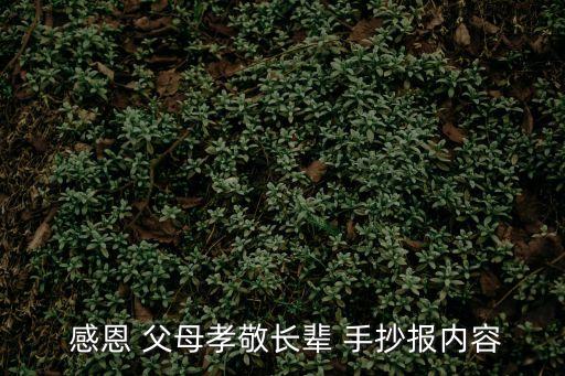 感恩父母手抄報,第三集:感恩父母的愛