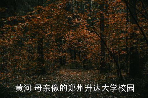  黃河 母親像的鄭州升達大學校園