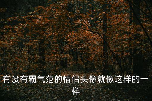 冷酷霸氣動漫情侶頭像，想要一些霸氣唯美風的動漫情侶頭像一男一女的那種