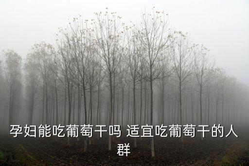 孕婦能吃葡萄干嗎 適宜吃葡萄干的人群