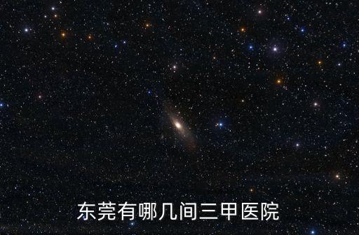 東莞康怡醫院幾甲，東莞有哪幾間三甲醫院