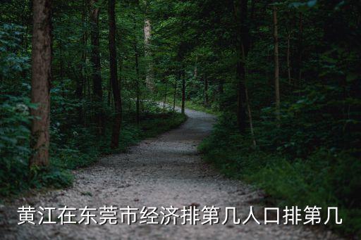 東莞黃江在東莞排第幾，東莞黃江離石排有多遠