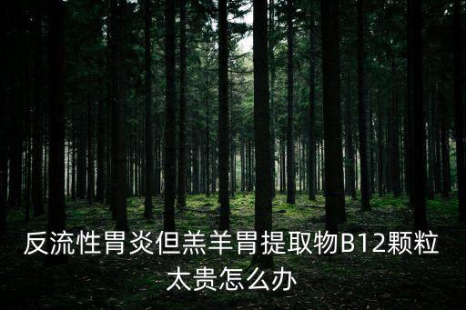反流性胃炎但羔羊胃提取物B12顆粒太貴怎么辦