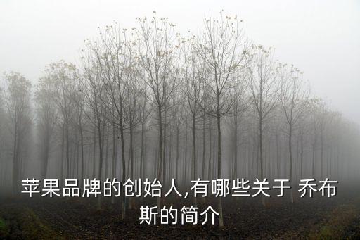 喬布斯簡介,喬布斯逝世蘋果創始人之一