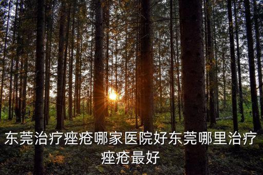 東莞治療痤瘡哪家醫院好東莞哪里治療痤瘡最好