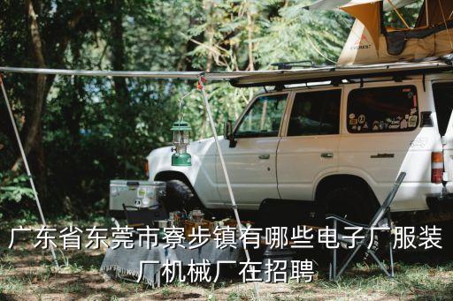 廣東省東莞市寮步鎮(zhèn)有哪些電子廠服裝廠機械廠在招聘
