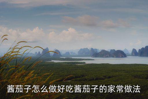 醬茄子怎么做好吃醬茄子的家常做法