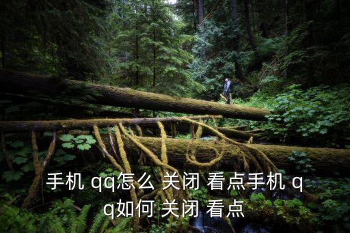怎么關閉qq看點,點擊管理看點即可關閉手機qq看點