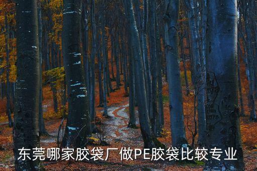 東莞哪家膠袋廠做PE膠袋比較專業