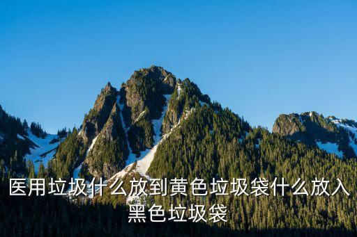 司莫司汀,醫療廢物也稱為醫療垃物