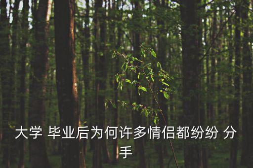 畢業分手,選擇留學生或與校外人員成為戀人三大考驗