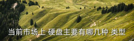 當前市場上 硬盤主要有哪幾種 類型