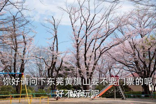 你好請問下東莞黃旗山要不要門票的呢好不好玩呢