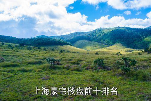 上海市五萬別墅，上海十大豪宅別墅排行榜上海最美的別墅有哪些