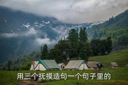 用三個撫摸造句一個句子里的