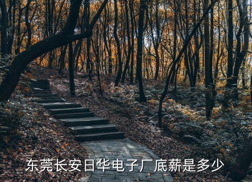 東莞日華電子廠底薪，東莞長安日華電子廠底薪是多少