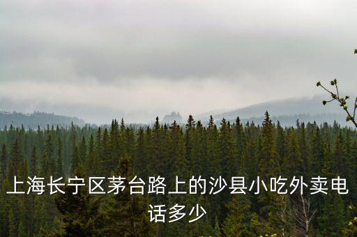 上海市沙縣小吃國偉路店，上海長寧區茅臺路上的沙縣小吃外賣電話多少