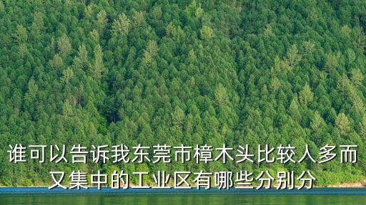 東莞樟木頭廠多嗎，樟木頭的廠多不多