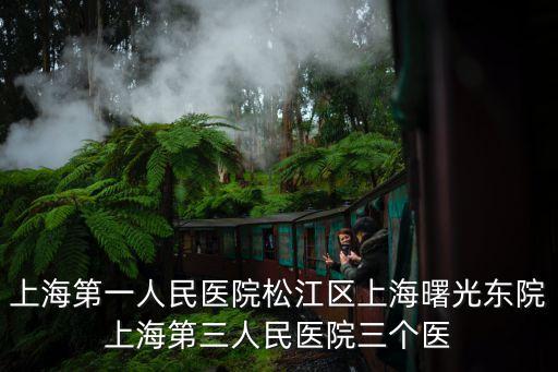 上海第一人民醫院松江區上海曙光東院上海第三人民醫院三個醫