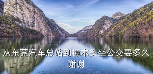 從東莞汽車總站到樟木頭坐公交要多久謝謝