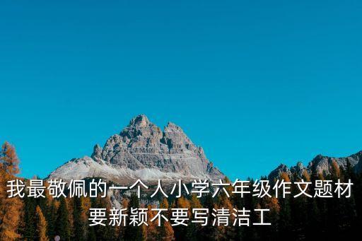 好一個什么人作文，一個什么樣的人作文