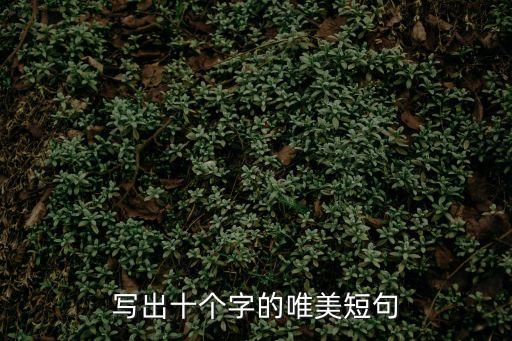 唯美短句，求唯美句子至少十五條