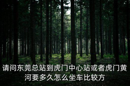 東莞總站到虎門中心，東莞總站離虎門中心站有多遠