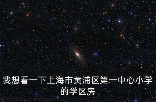 上海市 悅來小區，我想看一下上海市黃浦區第一中心小學的學區房