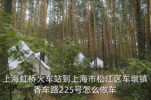 上海虹橋火車站到上海市松江區車墩鎮香車路225號怎么做車
