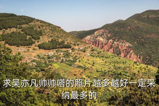 吳亦凡帥照，吳亦凡稱的上高富帥了