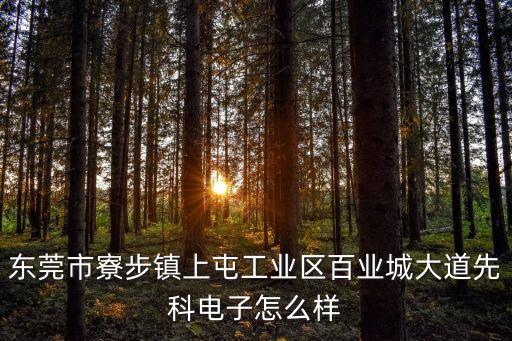 東莞寮步先科iso900，東莞寮步鎮先科電子廠的簡介知道的說下